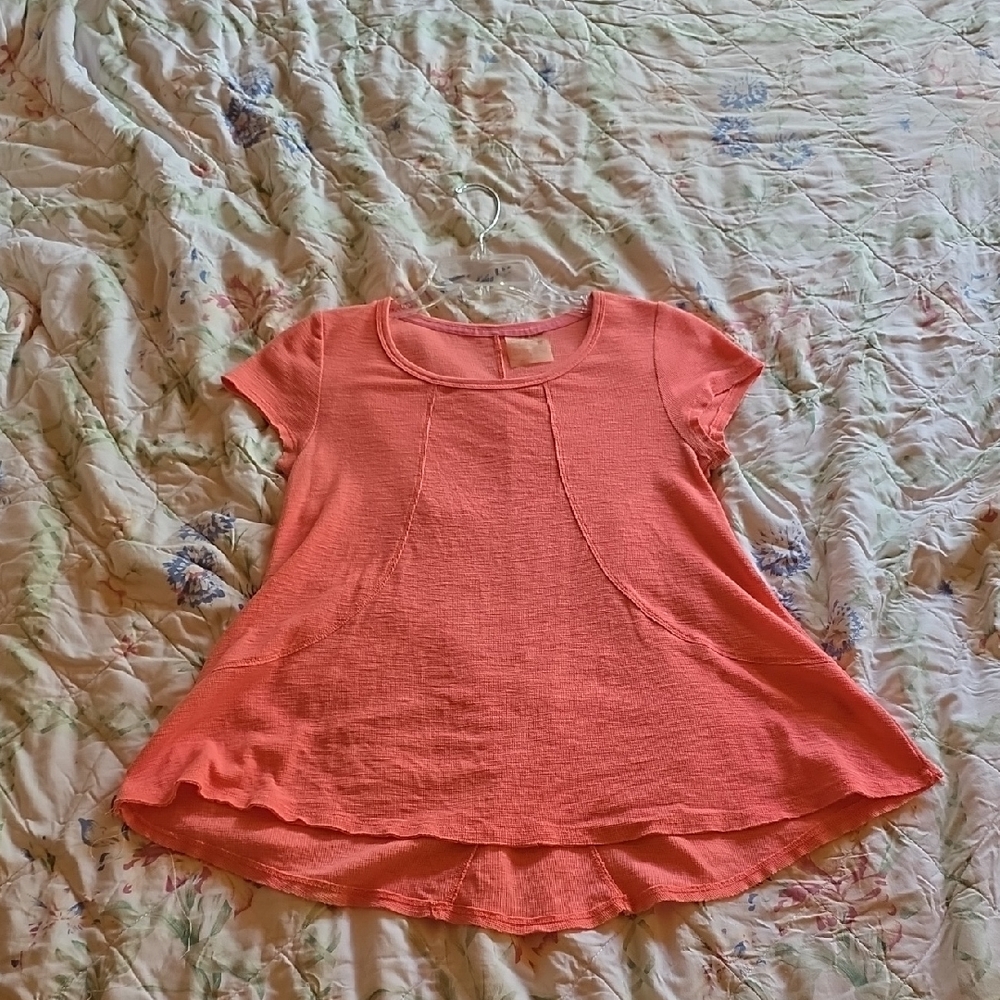 Calvin Klein Coral Short Sleeve Top